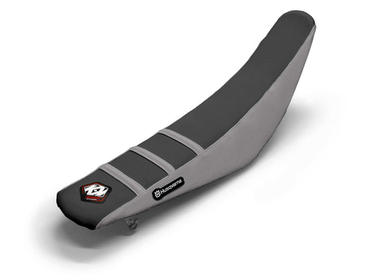 Sitzbezug Schwarz/Grau 3-Rippen - HUSQVARNA FC 450 FACTORY EDITION (2024-2024)