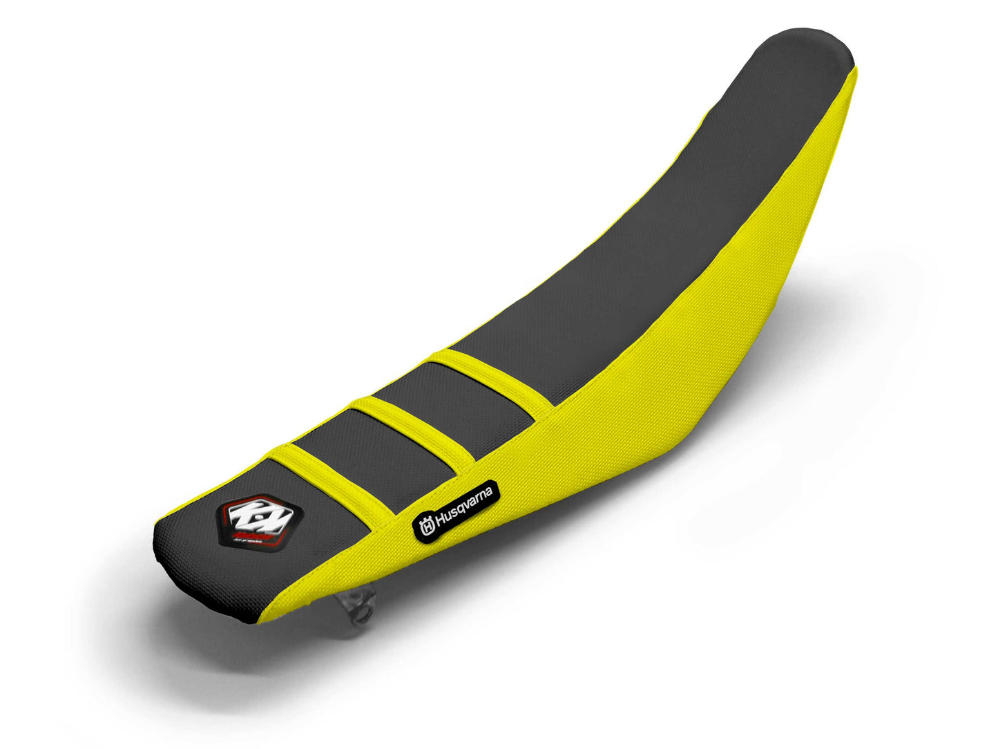 Schwarzer/gelber Sitzbezug 3-Rippen - HUSQVARNA TE 300 (2015-2020)