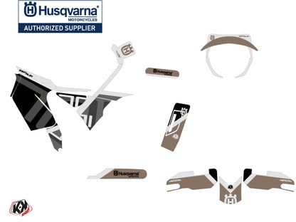 Husqvarna Svartpilen 701 Street Bike Sekment Grafik-Kit Braun Schwarz