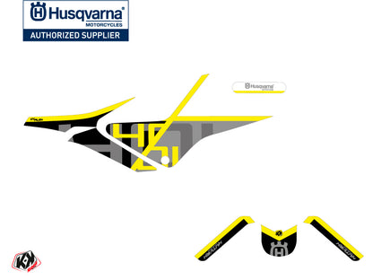 Husqvarna Vitpilen 401 Street Bike Sekment Grafikkit Weiß Schwarz