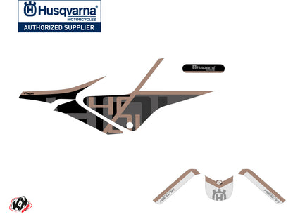 Husqvarna Vitpilen 401 Street Bike Sekment Grafikkit Grau Schwarz