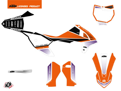 KTM 50 SX Dirt Bike Global SHAW Kit lila