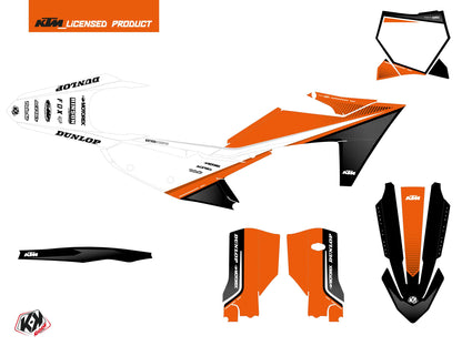 KTM 450 SXF Dirt Bike SHAW Grafikkit Schwarz