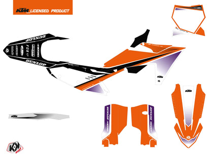 KTM 450 SXF Dirt Bike SHAW Grafikkit Lila