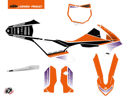 KTM 85 SX Dirt Bike Shaw Grafikkit Lila