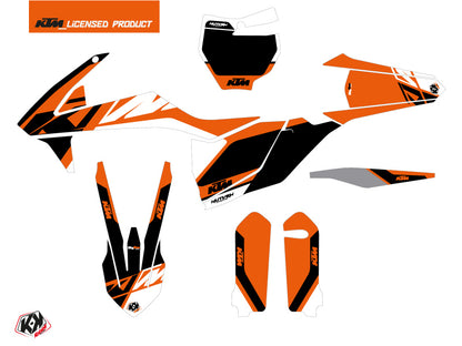 KTM 150 SX Dirt Bike Skyline Grafikkit Orange