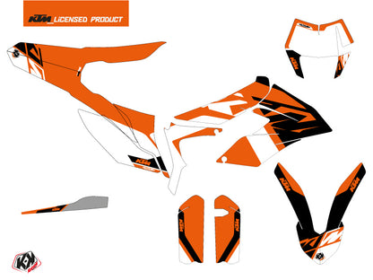 KTM 350 FREERIDE Dirt Bike Skyline Grafikkit Orange