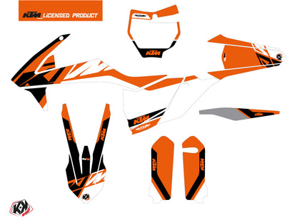 KTM 450 SXF Dirt Bike Skyline Grafikkit Orange