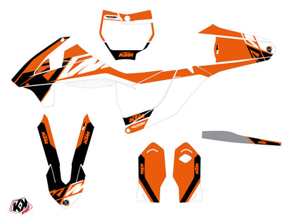 KTM 85 SX Dirt Bike Skyline Grafikkit Orange