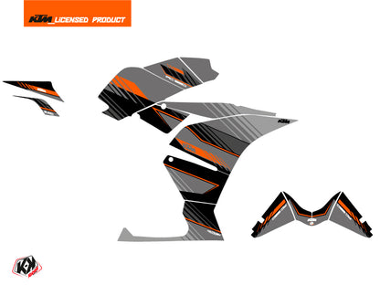 KTM 390 RC Street Bike Slash Grafikkit Schwarz Orange