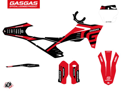 GASGAS EX 300 Dirt Bike Spline Grafik-Kit Schwarz