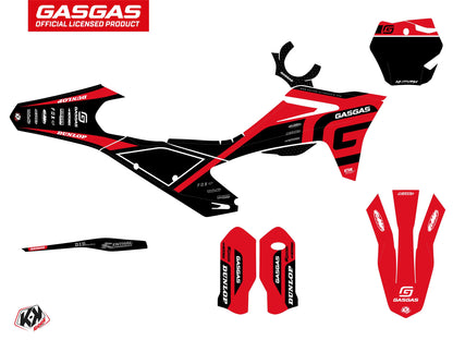 GASGAS MC 125 Dirt Bike Spline Grafik-Kit Schwarz