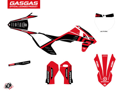 GASGAS MC 50 Dirt Bike Spline Grafik-Kit Schwarz