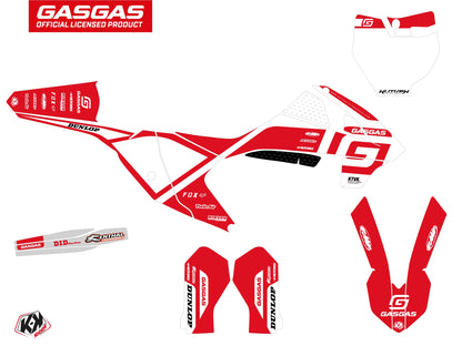 GASGAS MC 65 Dirt Bike Spline Grafik-Kit Weiß