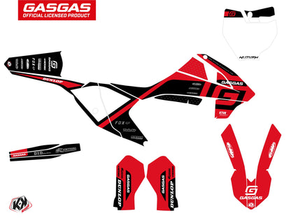 GASGAS MC 65 Dirt Bike Spline Grafik-Kit Schwarz