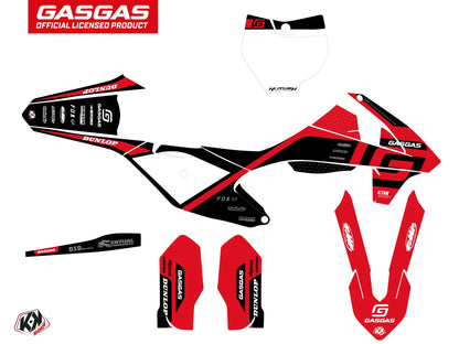 GASGAS MC 85 Dirt Bike Spline Grafik-Kit Schwarz