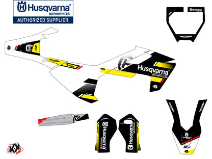 Husqvarna TC 65 Dirt Bike Split Grafikset Schwarz Gelb