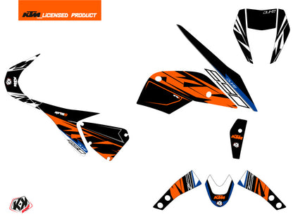 KTM Duke 690 Street Bike Frühjahrs-Dekor-Kit Schwarz Orange