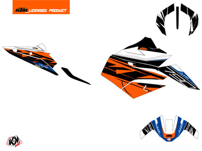 KTM Duke 790 Street Bike Frühjahrs-Dekor-Kit Weiß Orange