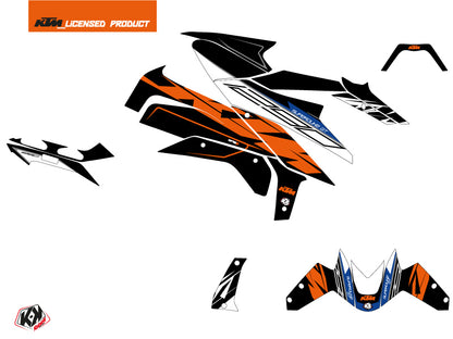 KTM Super Duke 1290 GT Street Bike Frühjahrs-Grafikset Schwarz Orange
