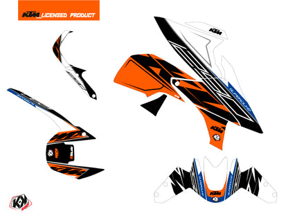 KTM Super Duke 1290 R Straßenmotorrad Frühjahrs-Grafikset Weiß Orange