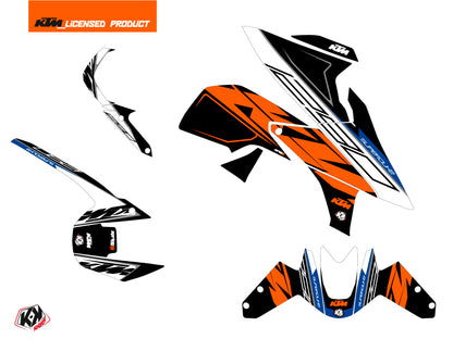 KTM Super Duke 1290 R Straßenmotorrad Frühjahrs-Grafikset Schwarz Orange