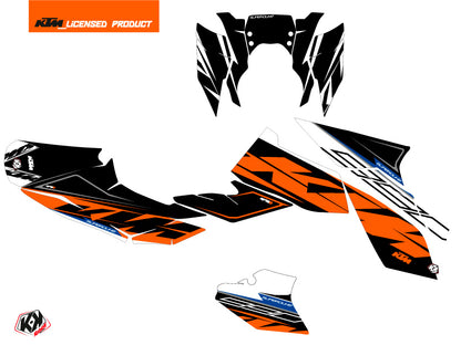 KTM Super Duke 990 R Street Bike Frühjahrs-Grafikset Schwarz Orange