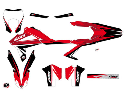 GASGAS 250 EC Dirt Bike Stage Grafik-Kit Rot