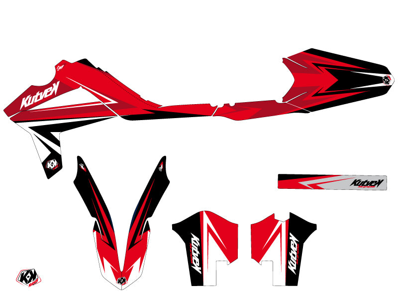 GASGAS 250 ECF Dirt Bike Stage Grafik-Kit Rot