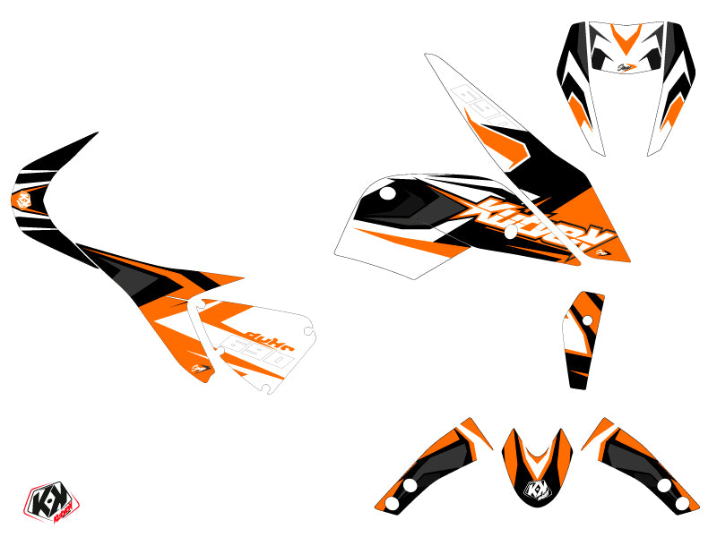 KTM Duke 690 R Street Bike Stage Grafikkit Orange