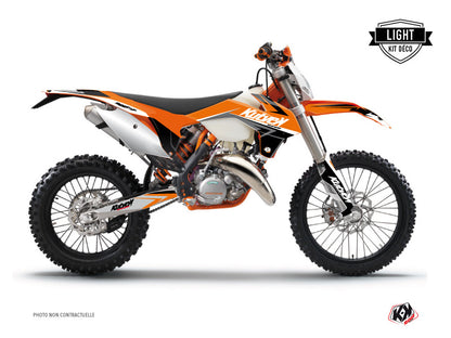 KTM EXC-EXCF Dirt Bike Stage Graphic Kit Orange LIGHT - Light versie