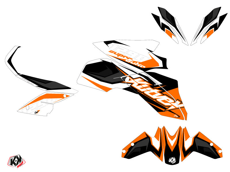 KTM Super Duke 1290 R Street Bike Stage Grafikkit Orange