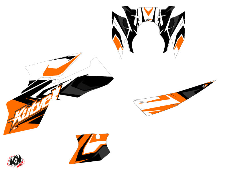 KTM Super Duke 990 Street Bike Stage Grafikkit Orange