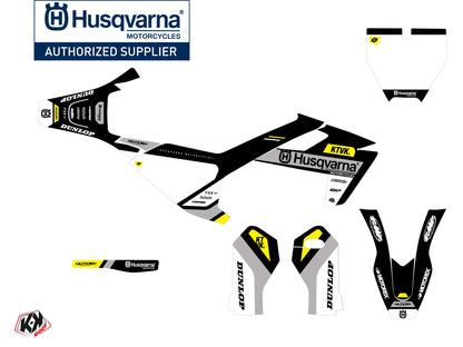 Husqvarna EE-5 Dirt Bike Starter-Grafikset Gelb