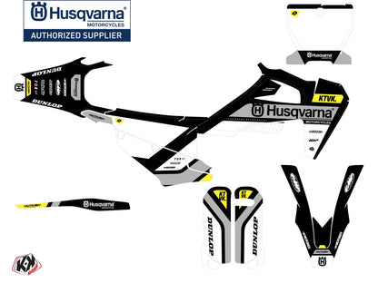 Husqvarna TC 125 Dirt Bike Starter-Grafikset Gelb