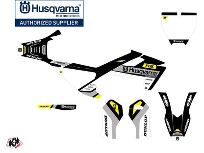 Husqvarna TC 50 Dirt Bike Starter-Grafikset Gelb