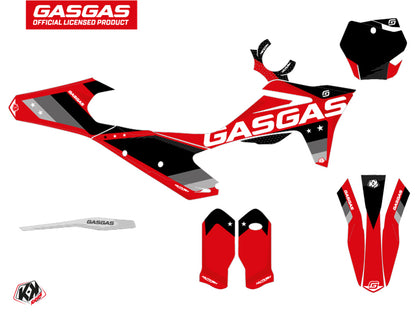 GASGAS MC 125 Dirt Bike Stella Grafikkit Schwarz