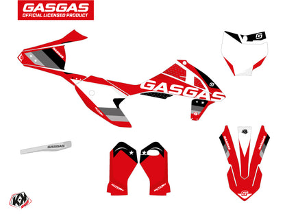 GASGAS MC 50 Dirt Bike Stella Grafikset Schwarz