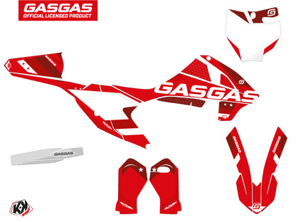 GASGAS MC 65 Dirt Bike Stella Grafikkit Rot