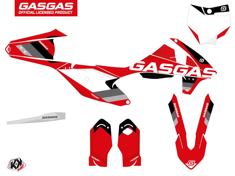 GASGAS MC 85 Dirt Bike Stella Grafikset Schwarz