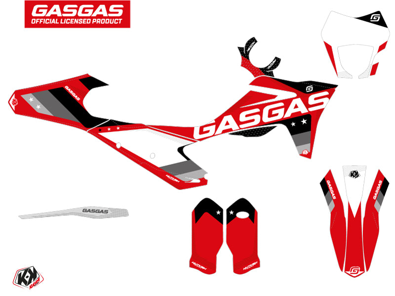GASGAS EC Dirt Bike Stella Grafikset Schwarz
