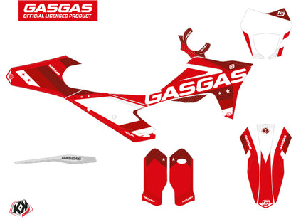 GASGAS EC Dirt Bike Stella Grafikset Rot