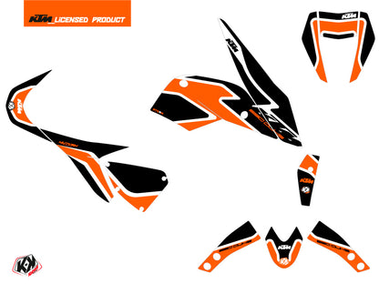 KTM Duke 690 Street Bike Storm Grafikkit Orange Schwarz