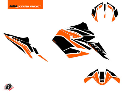 KTM Duke 790 Street Bike Storm Grafikkit Orange Schwarz