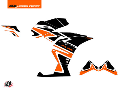 KTM 125 RC Street Bike Storm Grafikkit Orange Schwarz