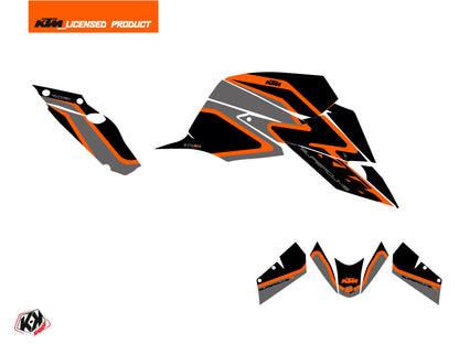 KTM Super Duke 1290 R Street Bike Storm Grafikkit Schwarz Orange