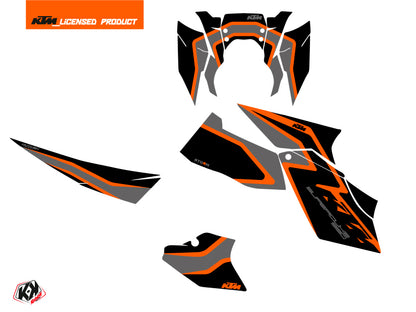 KTM Super Duke 990 Street Bike Storm Grafikkit Schwarz Orange