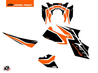 KTM Super Duke 990 Street Bike Storm Grafikkit Orange Schwarz