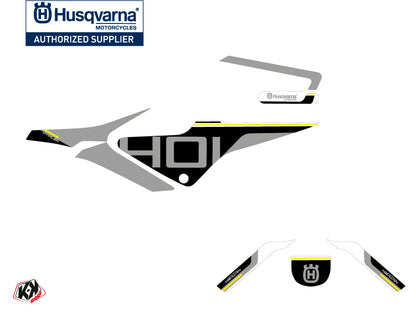 Husqvarna Vitpilen 401 Street Bike Straight Grafik-Kit Grau Schwarz