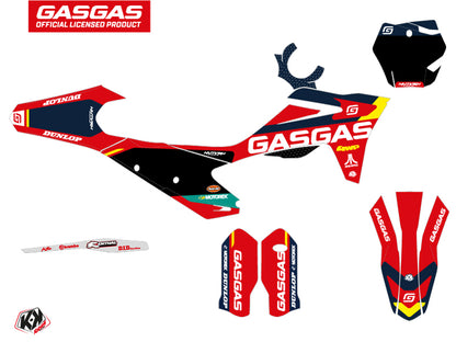 GASGAS MCF 250 Dirt Bike SX-K21 Grafikkit Rot